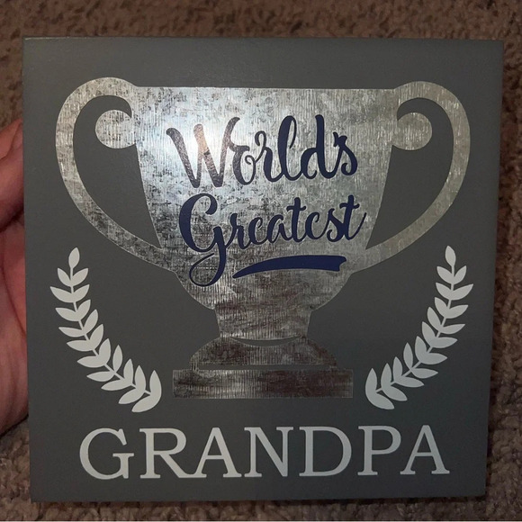 “Worlds Greatest Grandpa” Hanging Sign - Picture 1 of 7